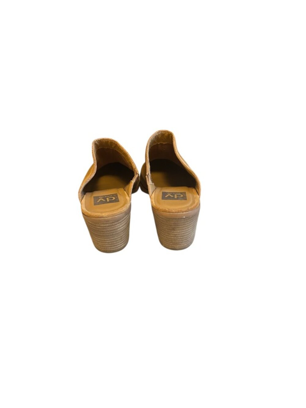 Dolce Vita Tan Suede Heeled Mules - Picture 6 of 8